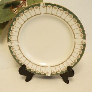 Excel fine china gold trim plate